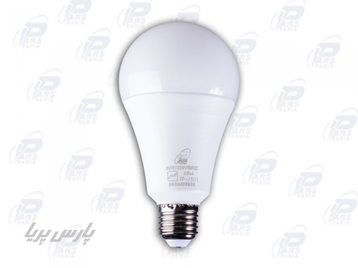 لامپ LED حبابی 20W سفید 