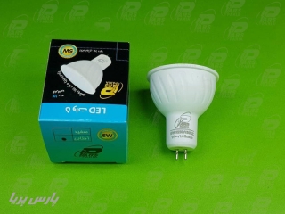 لامپ LED هالوژن 5W مات آفتابی 